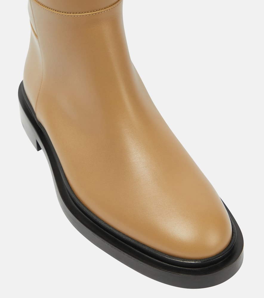 Jil Sander Lucie leather knee-high boots