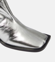 Jil Sander Metallic leather knee-high boots