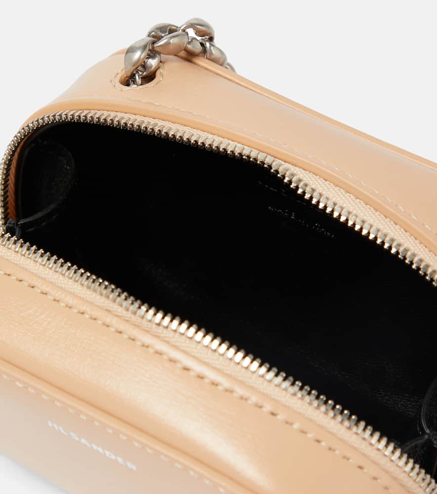Jil Sander Mini leather crossbody bag