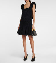 Jil Sander Mohair-blend boucl√É¬© minidress
