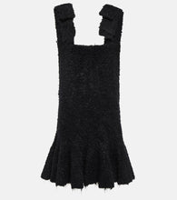 Jil Sander Mohair-blend boucl√É¬© minidress