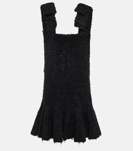 Jil Sander Mohair-blend boucl√É¬© minidress