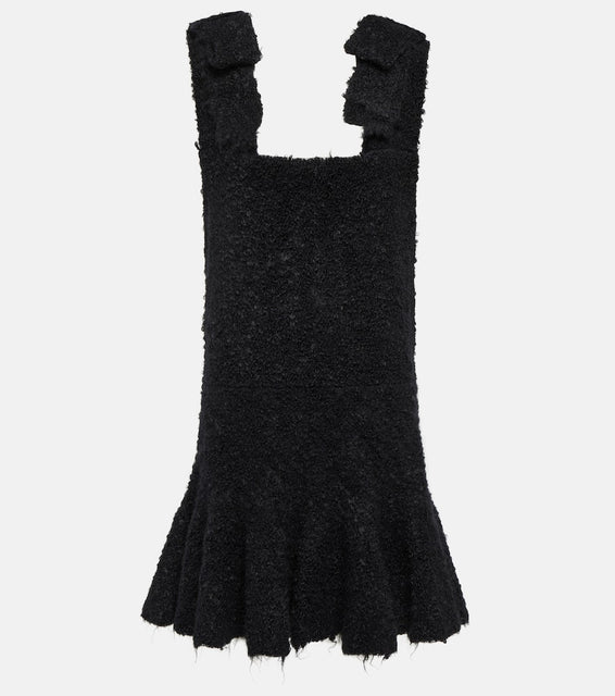 Jil Sander Mohair-blend boucl√É¬© minidress