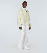 Jil Sander Oversized cotton jacket