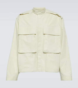 Jil Sander Oversized cotton jacket