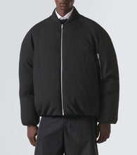 Jil Sander Oversized gabardine down jacket