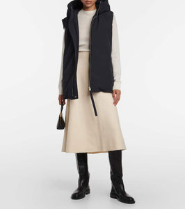 Jil Sander Oversized hooded down vest