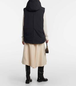 Jil Sander Oversized hooded down vest