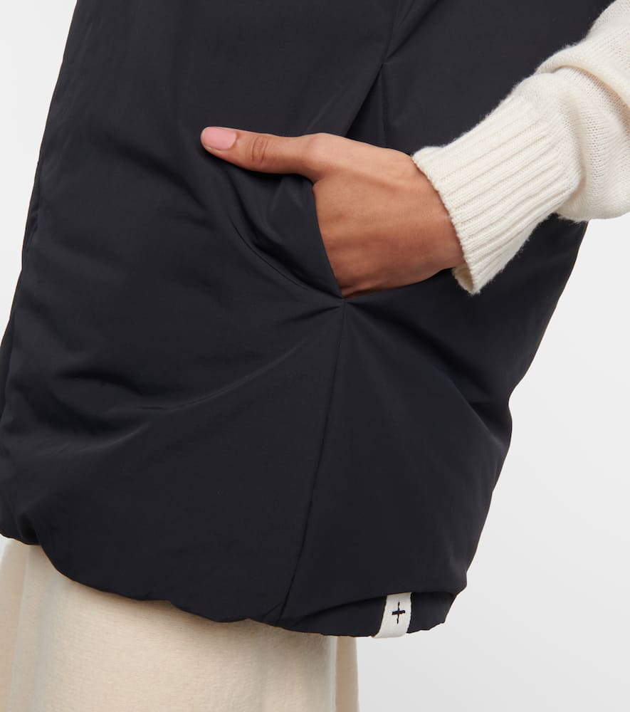Jil Sander Oversized hooded down vest