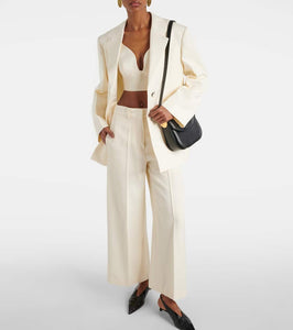 Jil Sander Oversized silk-blend blazer