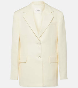 Jil Sander Oversized silk-blend blazer