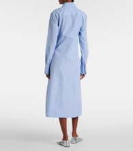 Jil Sander Pinstripe cotton shirt dress
