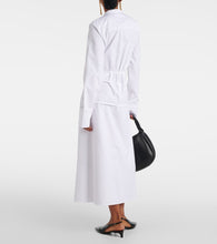 Jil Sander Pleated cotton shirt dress