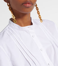 Jil Sander Pleated cotton shirt dress