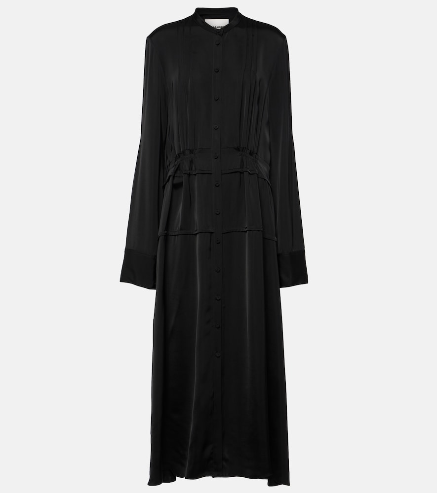 Jil Sander Pleated shirt dress. Jil Sander褶皱衬衫裙