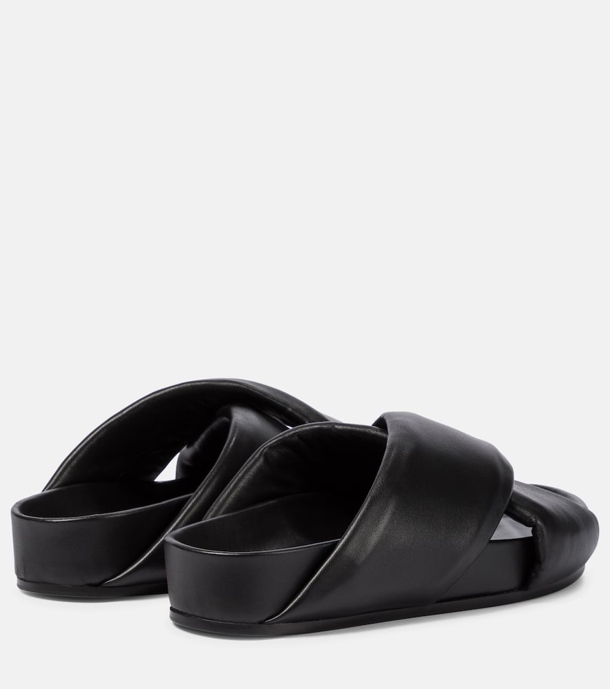 Jil Sander Quilted leather sandals