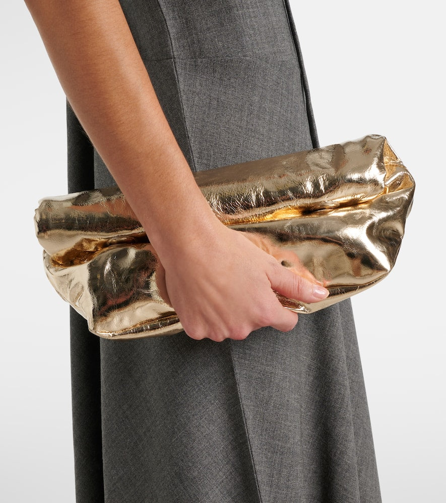Jil Sander Rollup Small leather crossbody bag