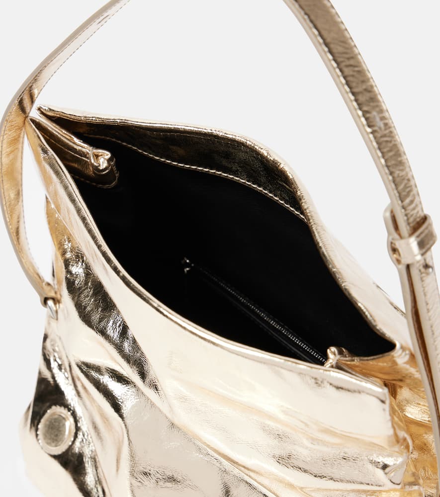Jil Sander Rollup Small leather crossbody bag