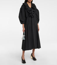 Jil Sander Ruffle-trimmed midi dress