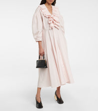 Jil Sander Ruffle-trimmed midi dress