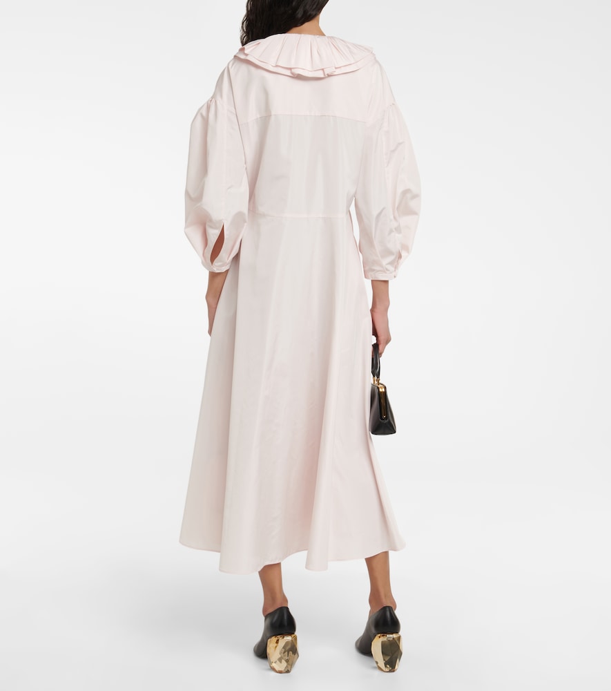 Jil Sander Ruffle-trimmed midi dress