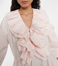 Jil Sander Ruffle-trimmed midi dress