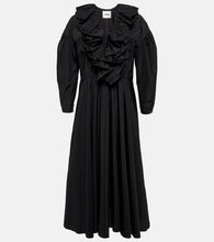 Jil Sander Ruffle-trimmed midi dress. Jil Sander 荷叶边中长连衣裙