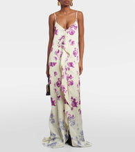 Jil Sander Ruffled floral maxi dress