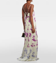 Jil Sander Ruffled floral maxi dress