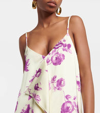 Jil Sander Ruffled floral maxi dress