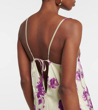 Jil Sander Ruffled floral maxi dress