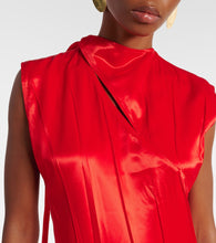 Jil Sander Satin midi dress