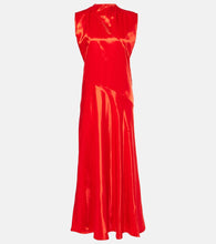 Jil Sander Satin midi dress. Jil Sander 缎面中长连衣裙