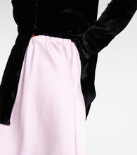 Jil Sander Satin midi skirt