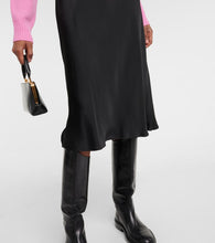 Jil Sander Satin midi skirt