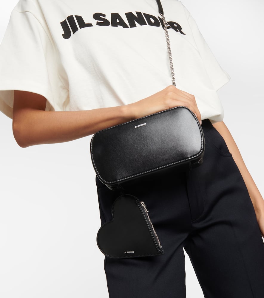 Jil Sander Small leather crossbody bag