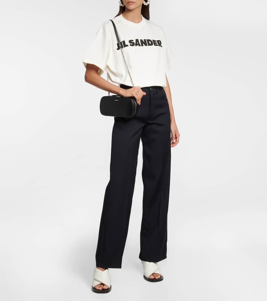 Jil Sander Small leather crossbody bag