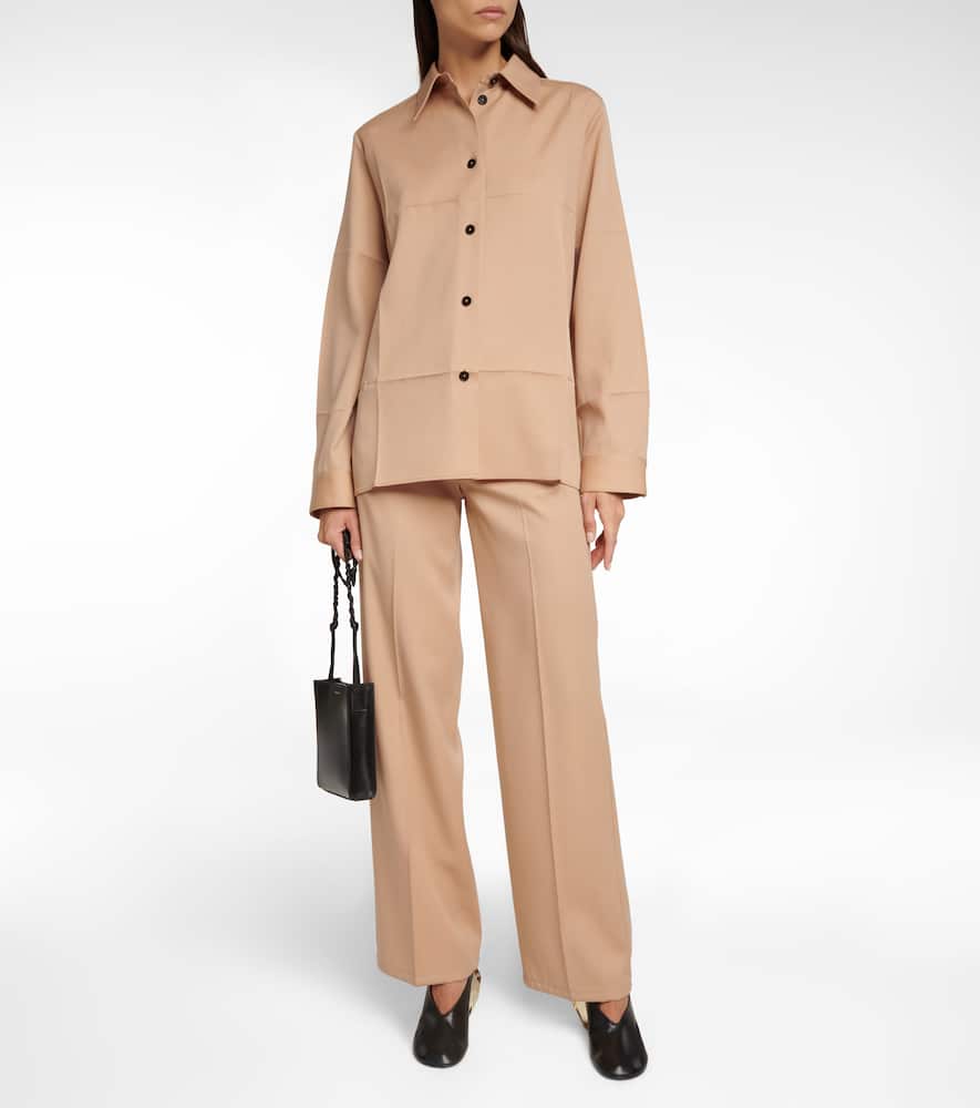 Jil Sander Small leather shoulder bag
