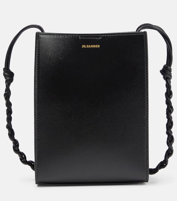 Jil Sander Small leather shoulder bag. Shop Jil Sander Shoulder Bags for women now.
