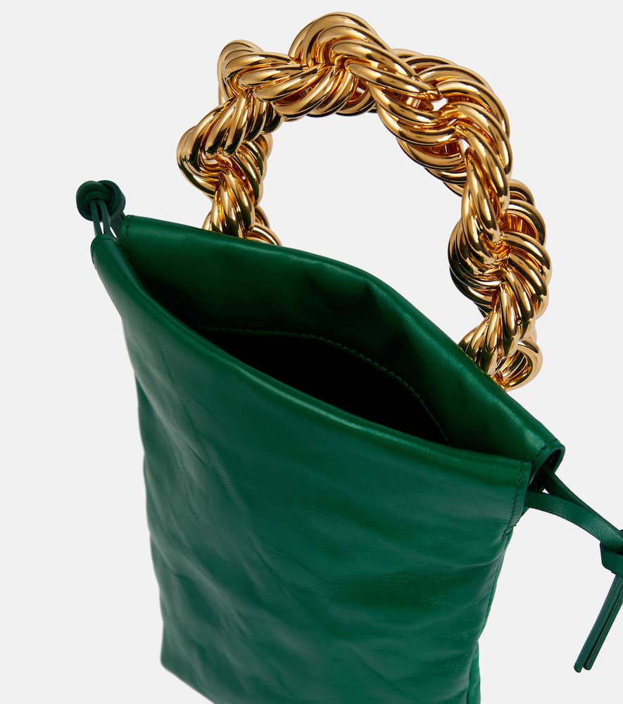Jil Sander Small leather tote bag