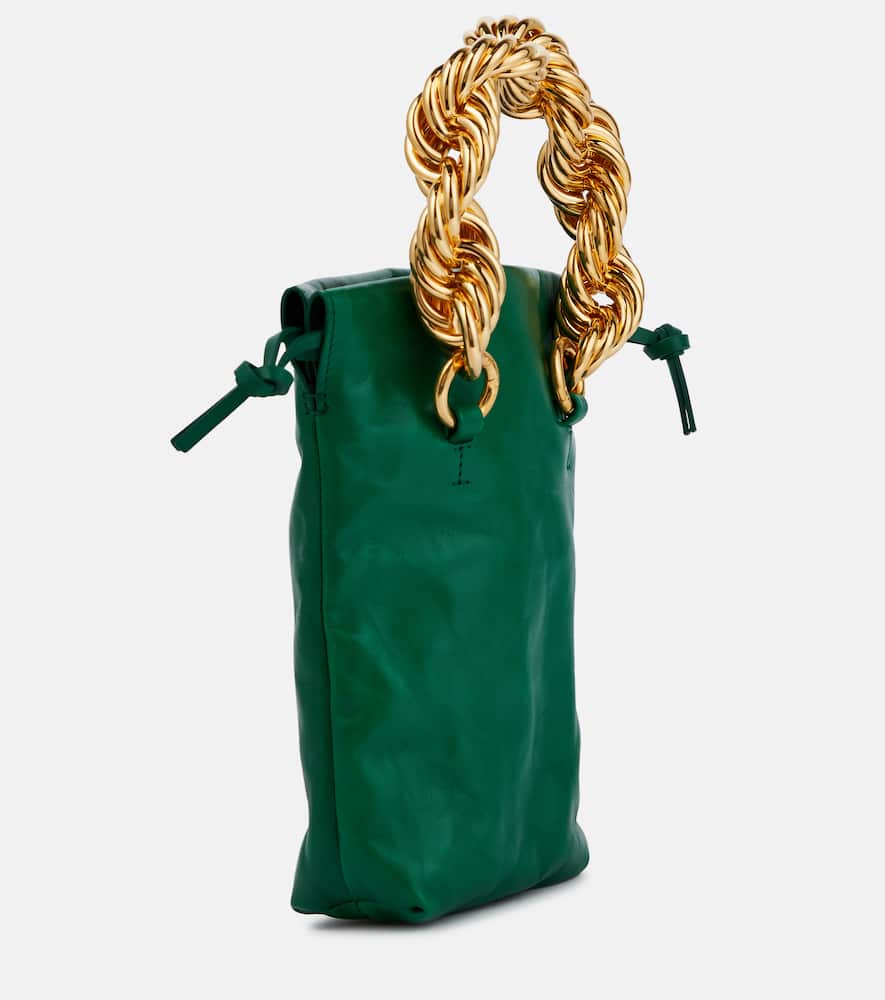 Jil Sander Small leather tote bag