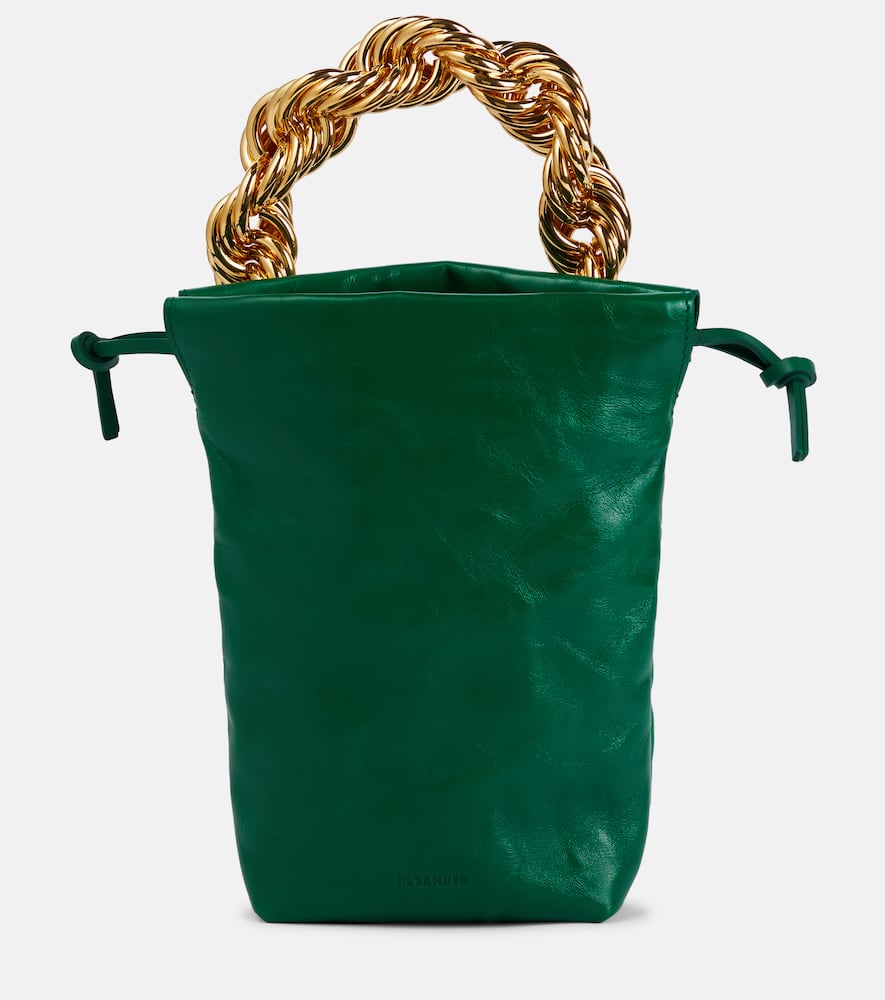 Jil Sander Small leather tote bag