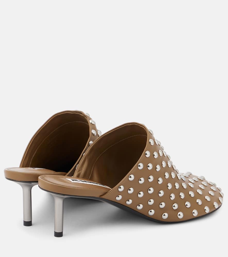 Jil Sander Studded leather mules