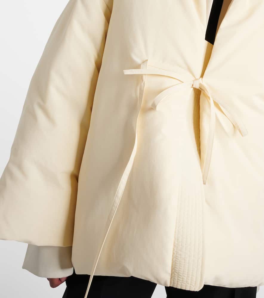 Jil Sander Tie-detail down jacket
