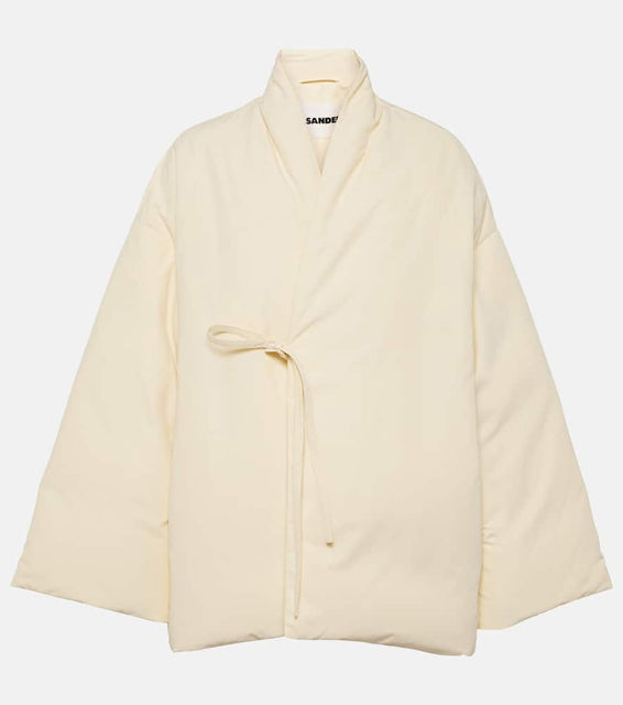 Jil Sander Tie-detail down jacket