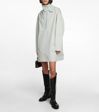 Jil Sander V-neck cotton minidress