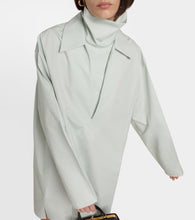 Jil Sander V-neck cotton minidress