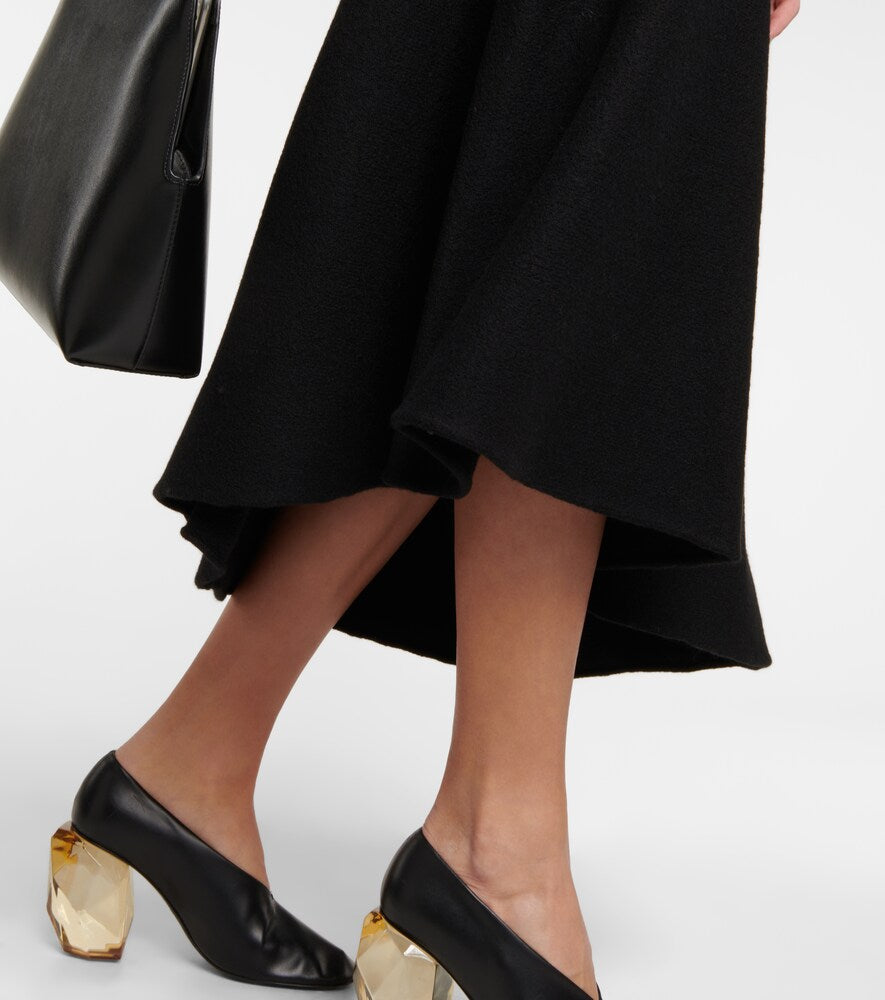 Jil Sander Virgin wool midi skirt