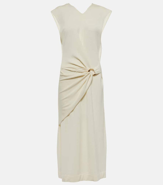 Jil Sander Virgin wool wrap dress