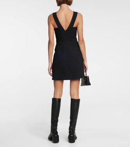 Jil Sander Wool-blend crêpe minidress